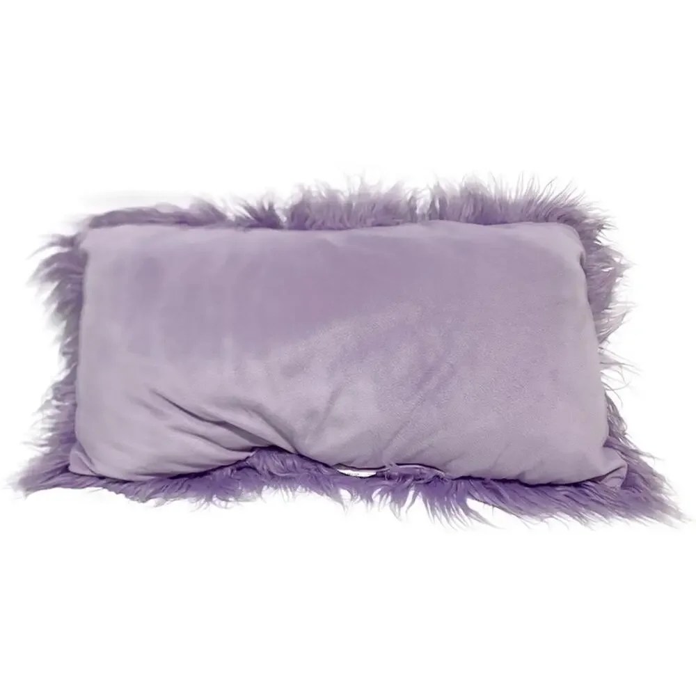 Be a Good Human Throw Pillow Purple 22